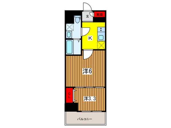 アクシーズタワー浦和岸町Ⅲの物件間取画像